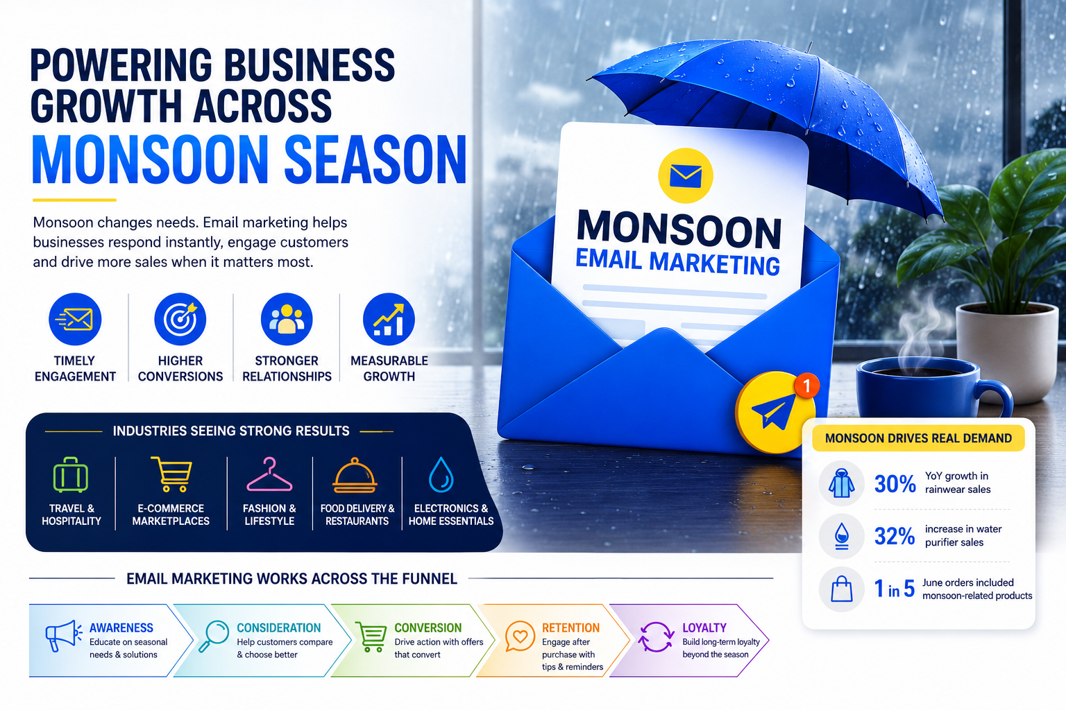 11 Proven Benefits of Monsoon Email Marketing
