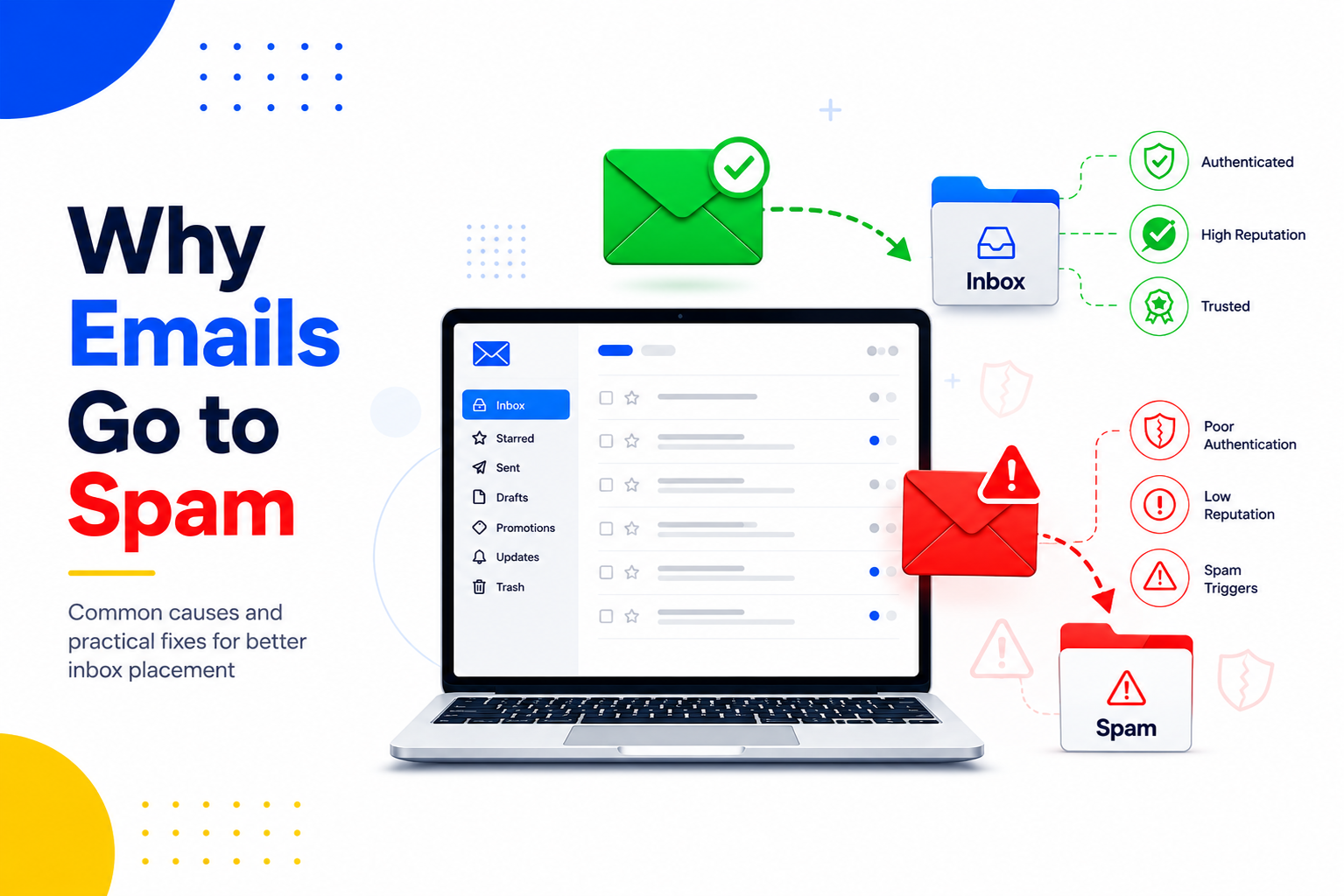 Why Emails Go to Spam & How to Fix It | Boldinbox